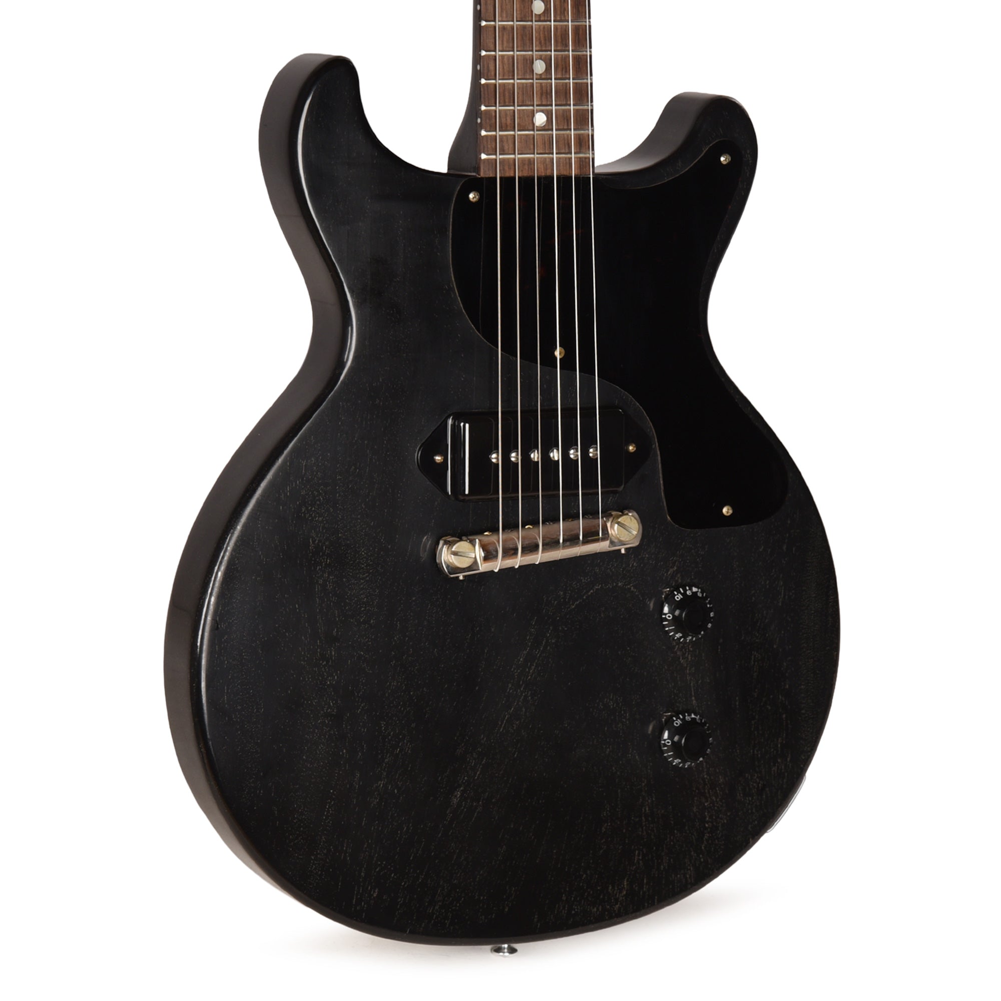 Gibson Custom Shop 1958 Les Paul Junior Double Cut TV Silver Fox VOS Electric Guitars