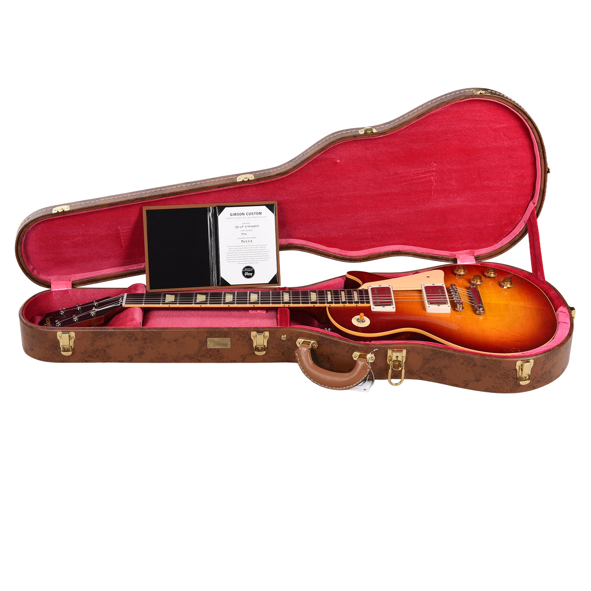 Gibson Custom Shop 1958 Les Paul Standard "CME Spec" Factory Burst VOS w/59 Carmelita Neck Electric Guitars