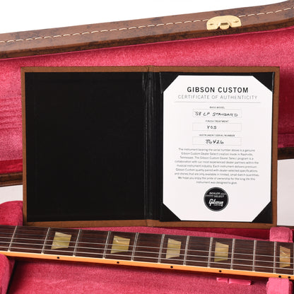 Gibson Custom Shop 1958 Les Paul Standard "CME Spec" Green Lemon VOS w/59 Carmelita Neck Electric Guitars