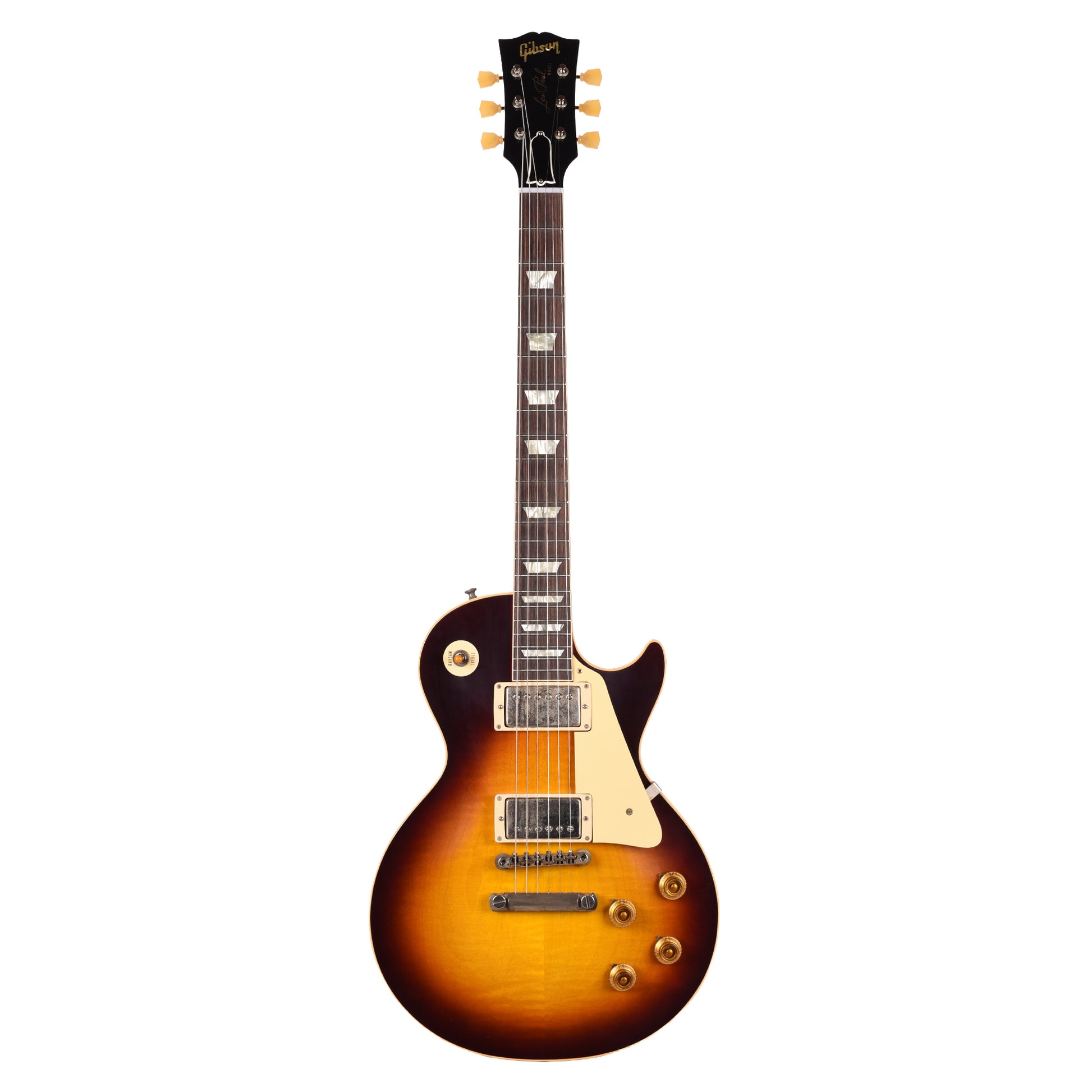 Gibson Custom Shop 1958 Les Paul Standard Reissue Bourbon Burst Murphy Lab Ultra Light Aged Electric Guitars