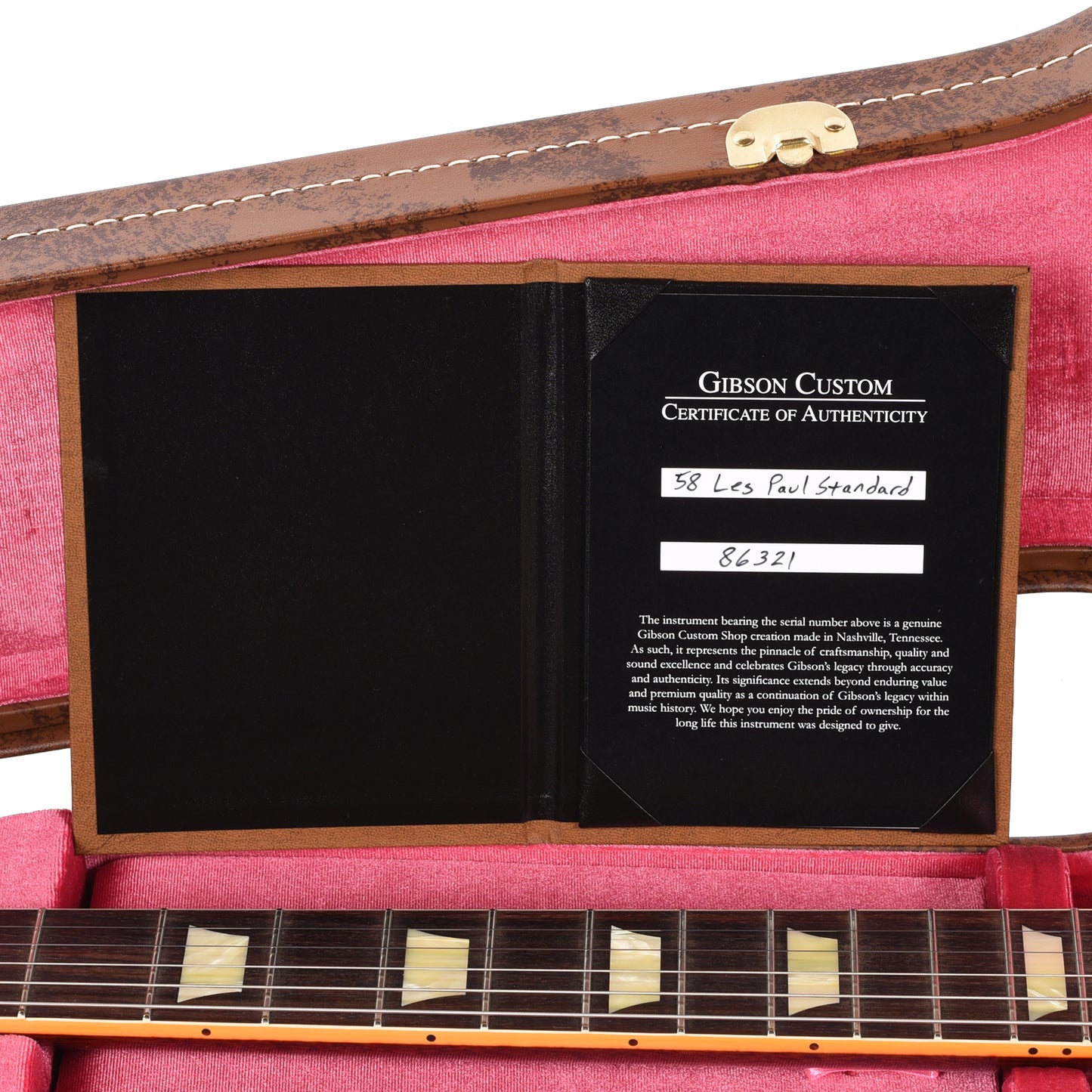 Gibson Custom Shop 1958 Les Paul Standard Reissue Lemon Burst VOS Electric Guitars