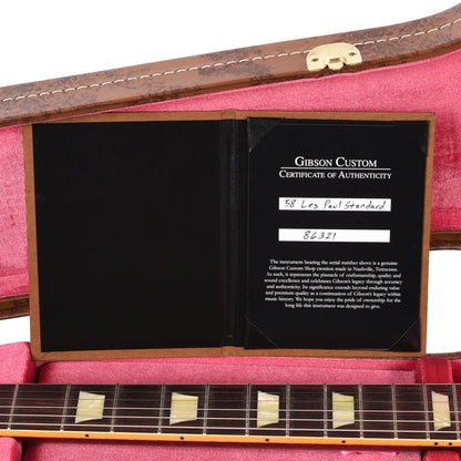 Gibson Custom Shop 1958 Les Paul Standard Reissue Lemon Burst VOS Electric Guitars