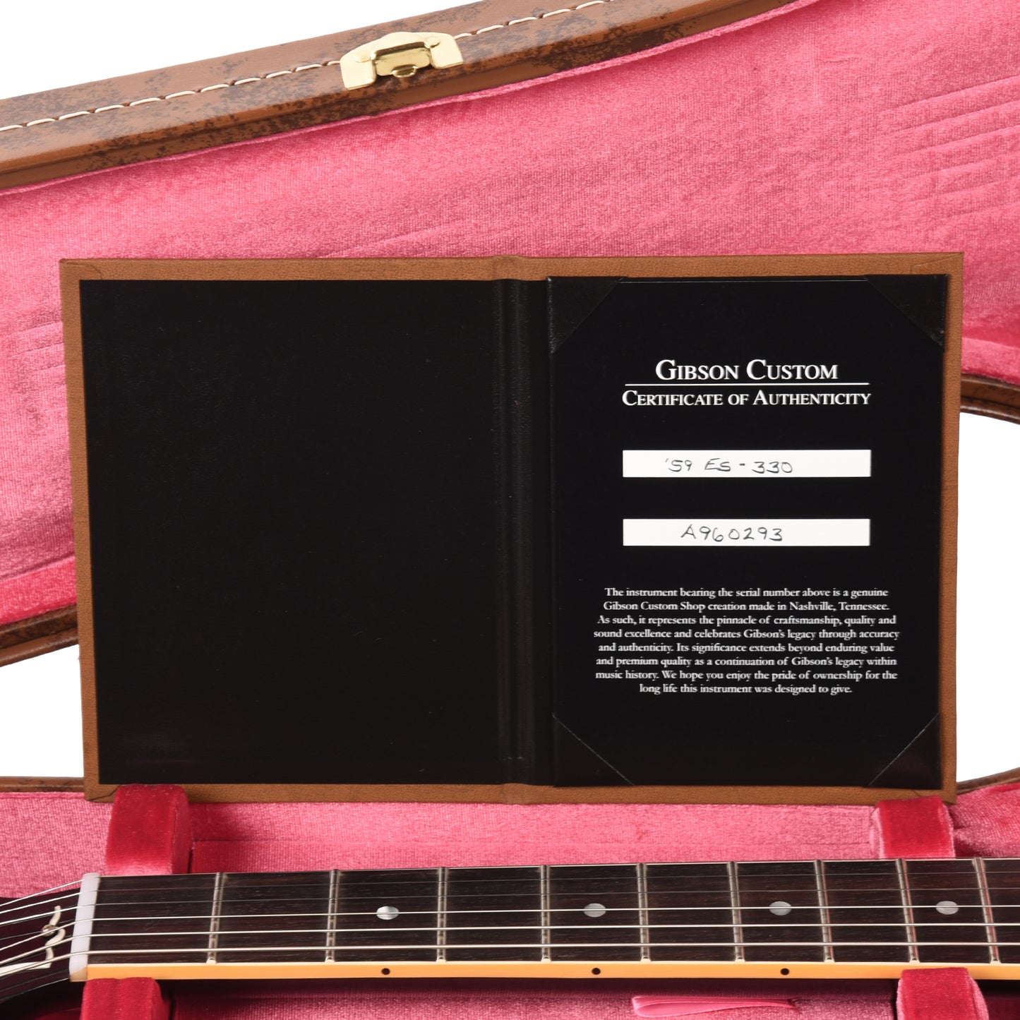 Gibson Custom Shop 1959 ES-330 Reissue Vintage Burst Electric Guitars