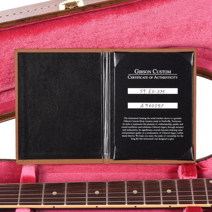 Gibson Custom Shop 1959 ES-335 Reissue "CME Spec" Antique Pelham Blue VOS Electric Guitars