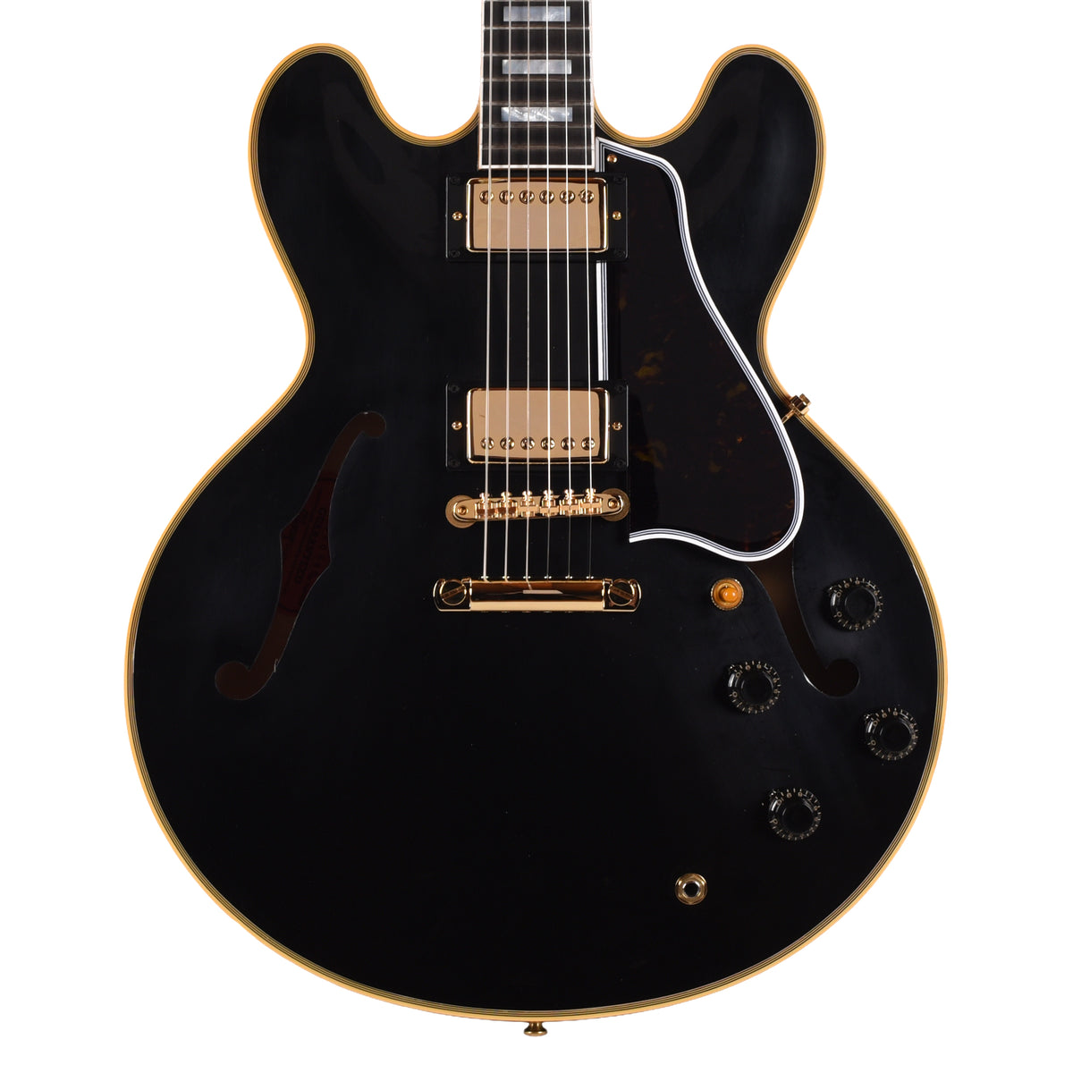 Gibson Custom Shop 1959 ES-355 Reissue Stop Bar Ebony VOS Electric Guitars