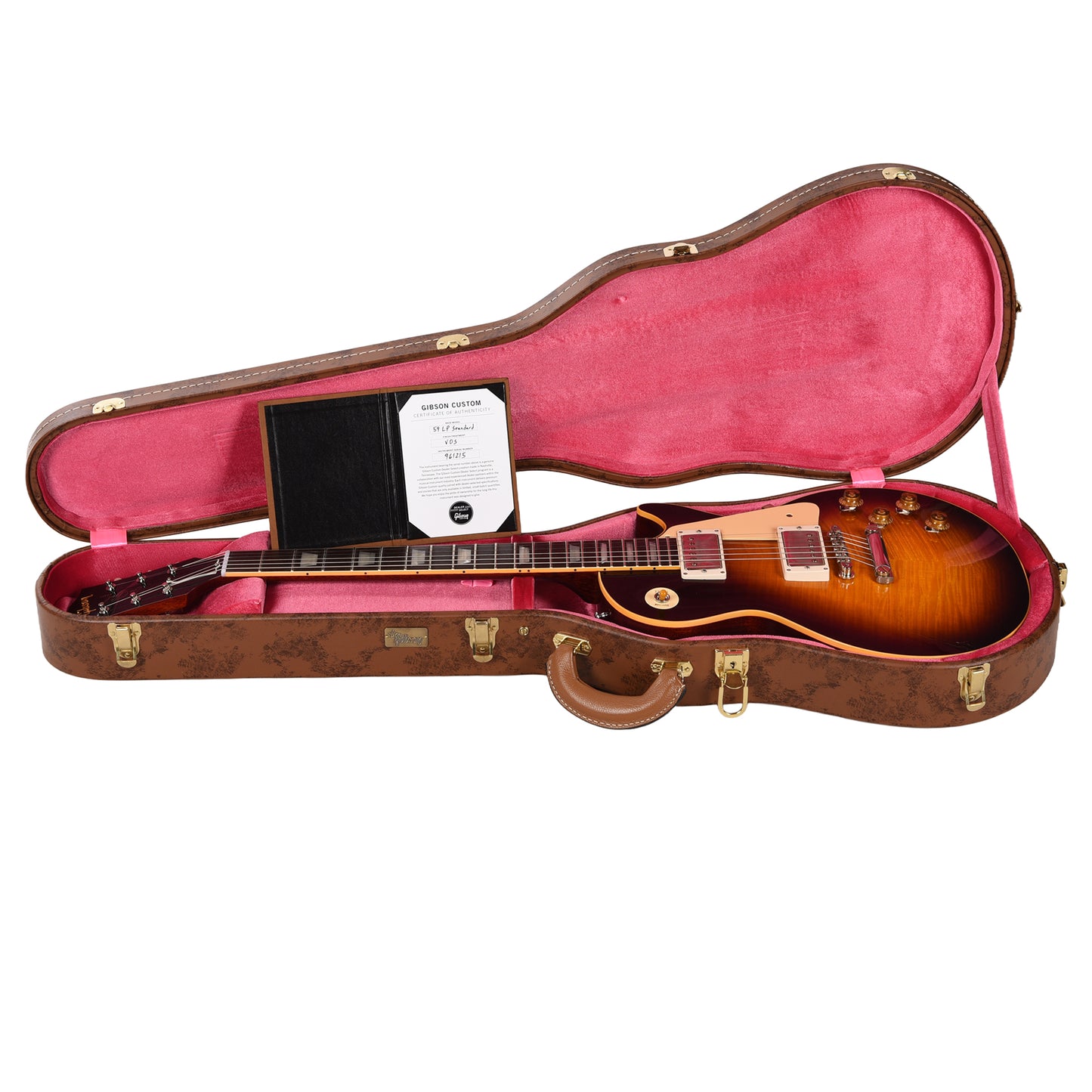 Gibson Custom Shop 1959 Les Paul Standard "CME Spec" AAAA Maple & Brazilian Fingerboard Bourbon Burst VOS w/Super Lightweight Back Electric Guitars