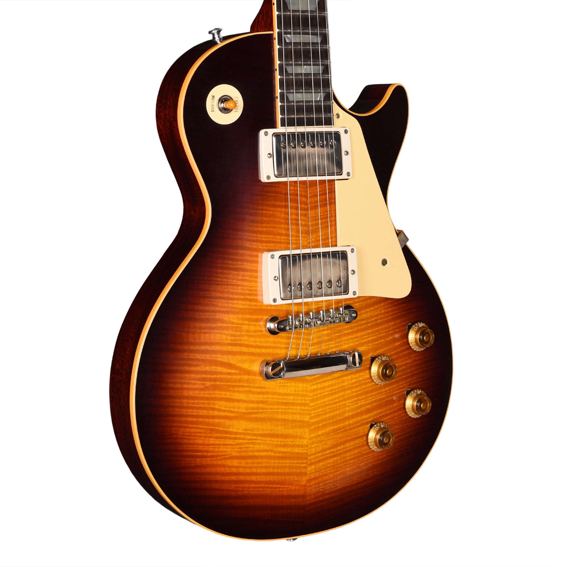 Gibson Custom Shop 1959 Les Paul Standard "CME Spec" AAAA Maple & Brazilian Fingerboard Bourbon Burst VOS w/Super Lightweight Back Electric Guitars