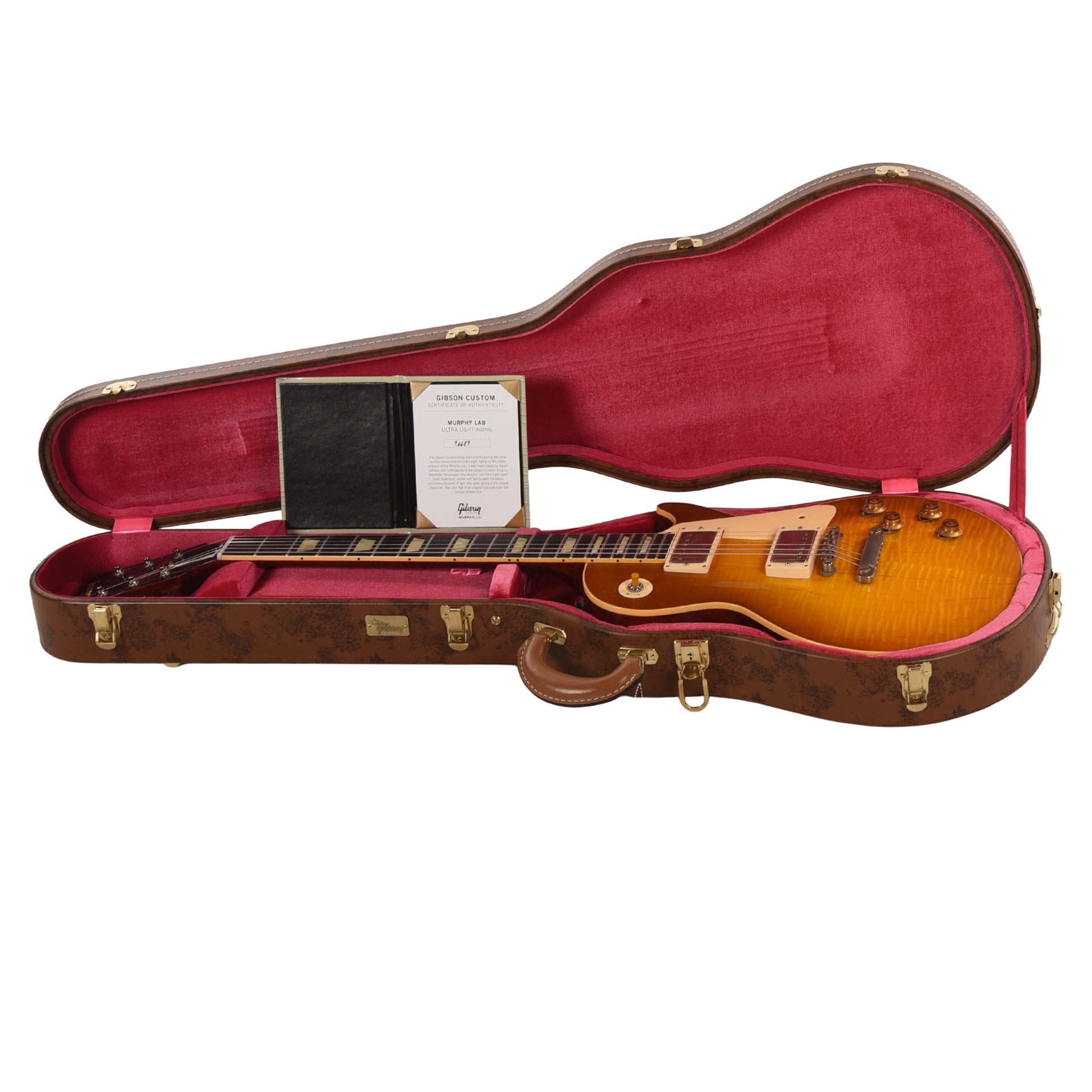 Gibson Custom Shop 1959 Les Paul Standard "CME Spec" Chambered Dirty Lemon Fade Murphy Lab Ultra Light Aged w/'59 Carmelita Neck Electric Guitars
