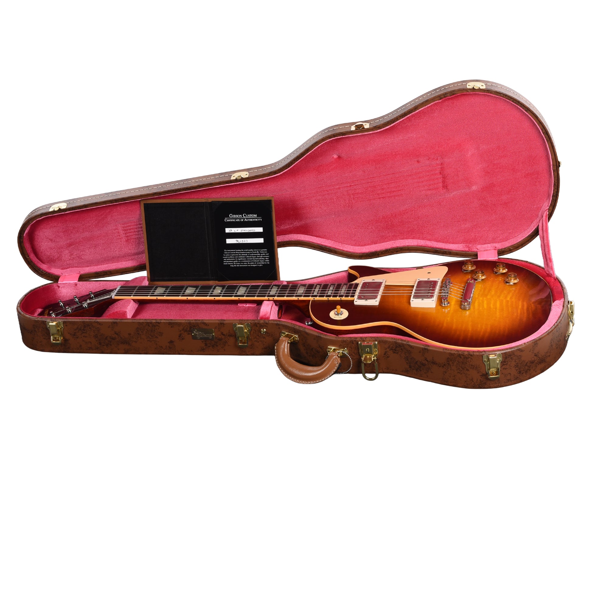 Gibson Custom Shop 1959 Les Paul Standard "CME Spec" Cherry Tea Burst VOS w/59 Carmelita Neck Electric Guitars