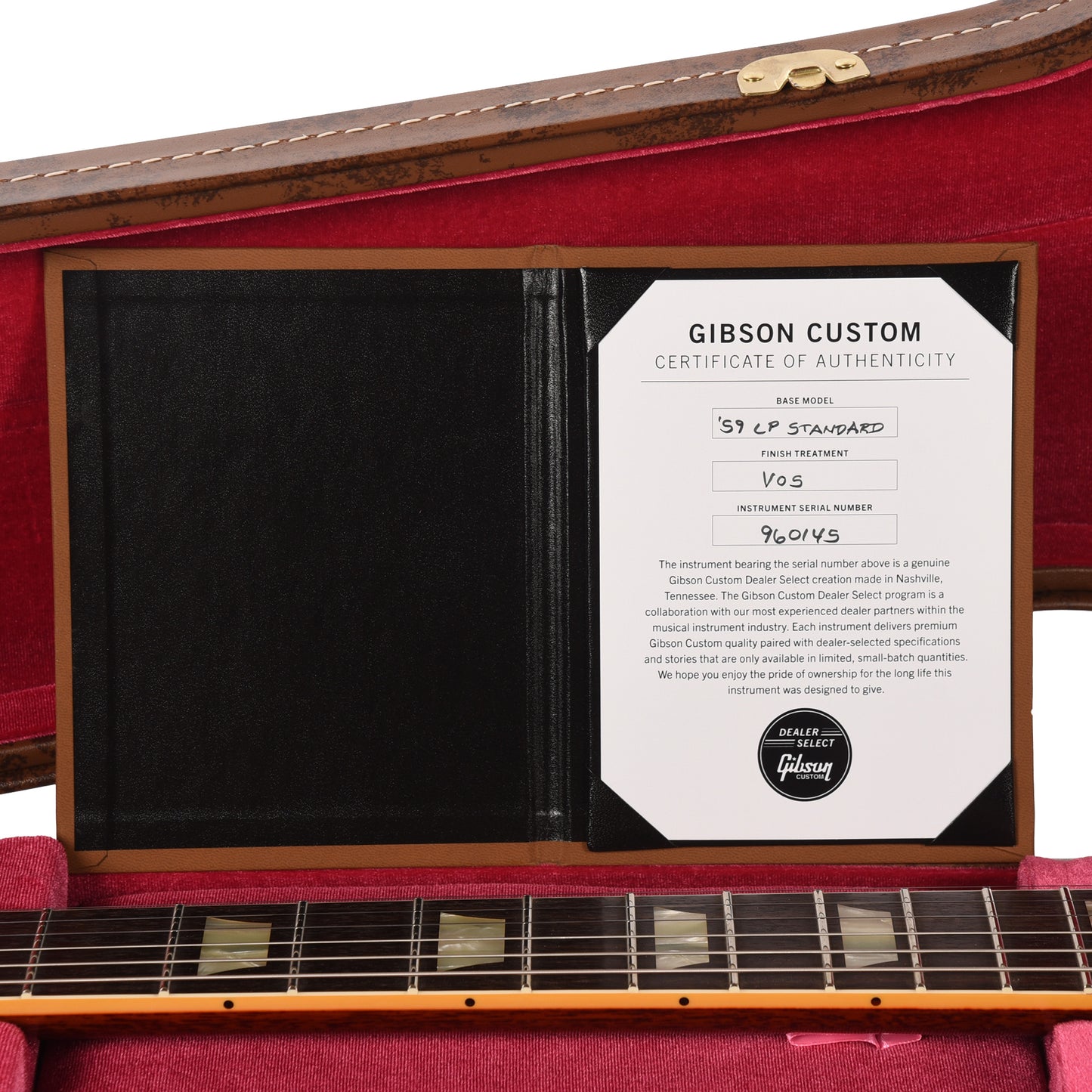 Gibson Custom Shop 1959 Les Paul Standard "CME Spec" Cherry Tea Burst VOS w/60 V2 Neck Electric Guitars