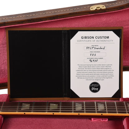 Gibson Custom Shop 1959 Les Paul Standard "CME Spec" Cover Burst VOS w/'59 Carmelita Neck Electric Guitars