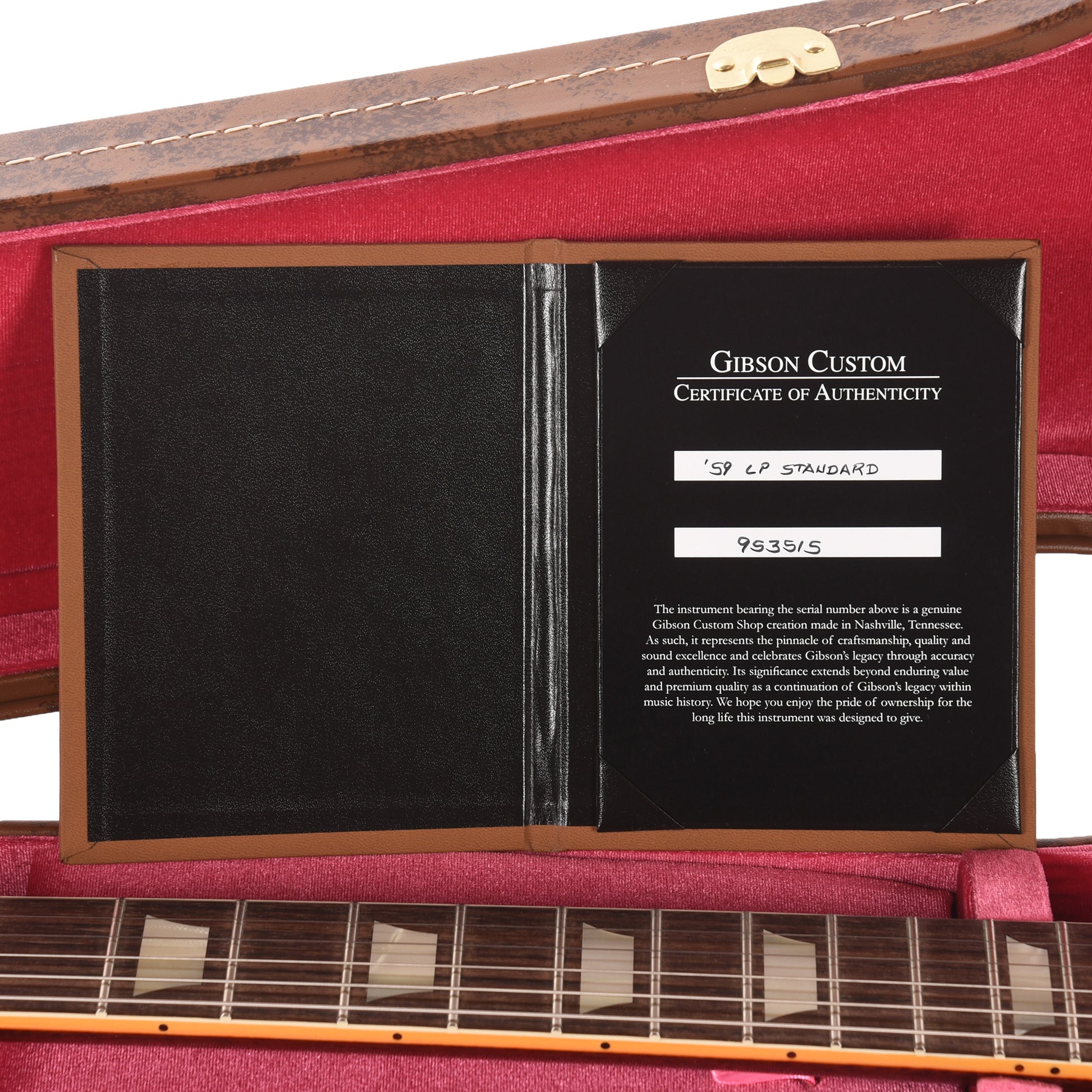 Gibson Custom Shop 1959 Les Paul Standard "CME Spec" Factory Burst VOS w/60 V2 Neck Electric Guitars