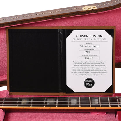 Gibson Custom Shop 1959 Les Paul Standard "CME Spec" Golden Poppy Burst VOS w/59 Carmelita Neck Electric Guitars