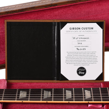 Gibson Custom Shop 1959 Les Paul Standard "CME Spec" Golden Poppy Burst VOS w/59 Carmelita Neck Electric Guitars