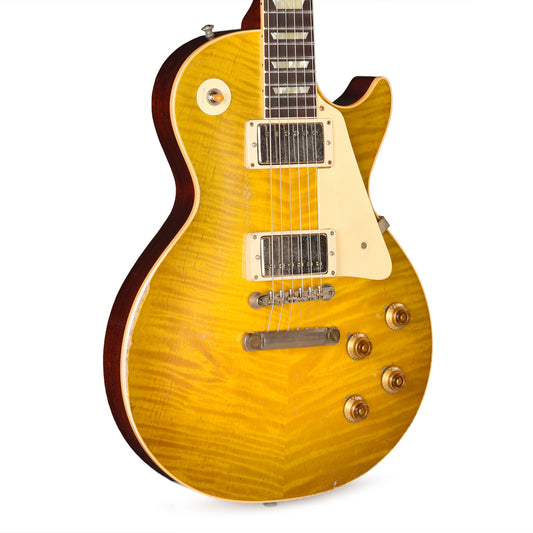 Gibson Custom Shop 1959 Les Paul Standard "CME Spec" Green Lemon Fade Murphy Lab Heavy Aged w/'59 Carmelita Neck Electric Guitars