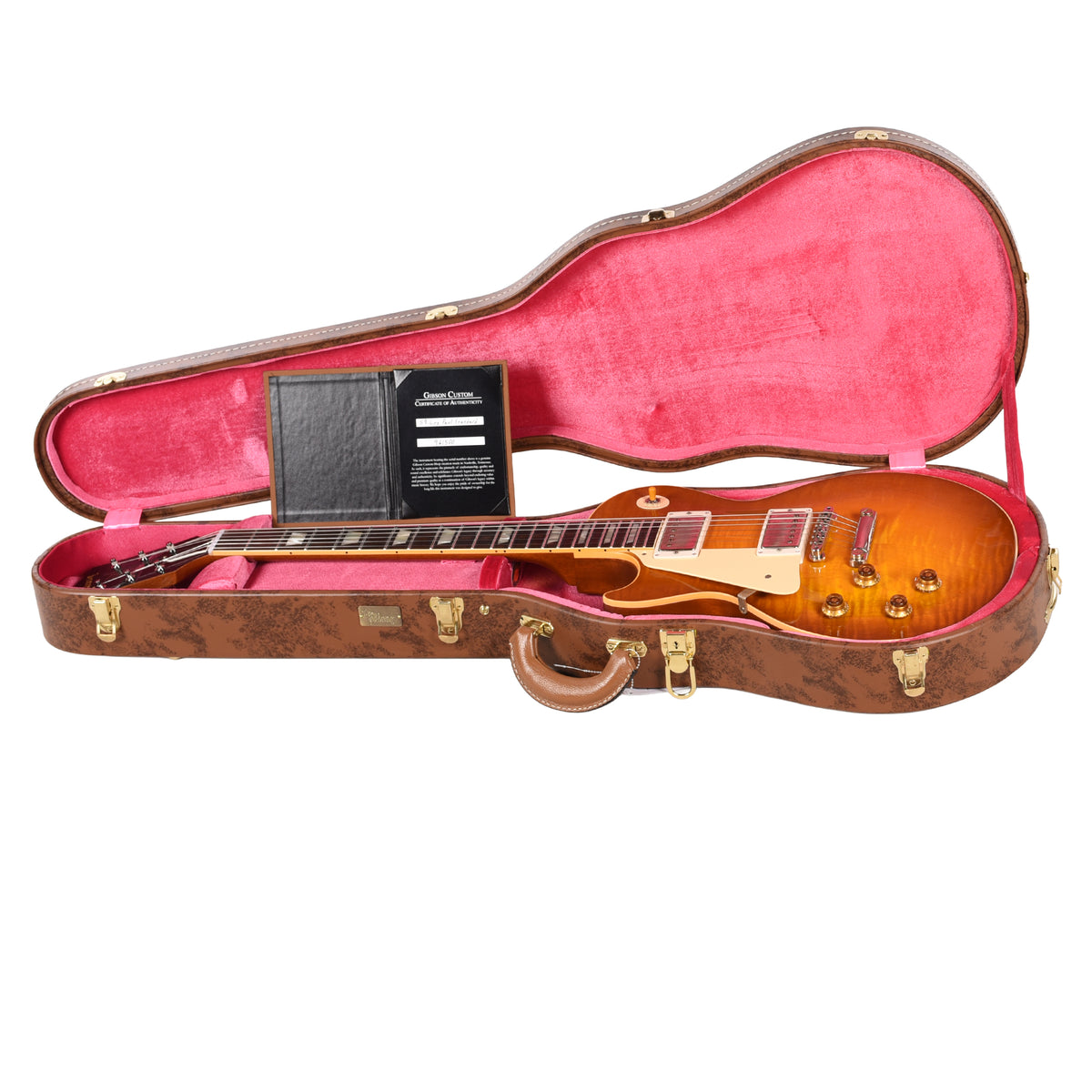 Gibson Custom Shop 1959 Les Paul Standard LEFTY "CME Spec" Chambered Dirty Lemon Fade VOS w/'59 Carmelita Neck Electric Guitars
