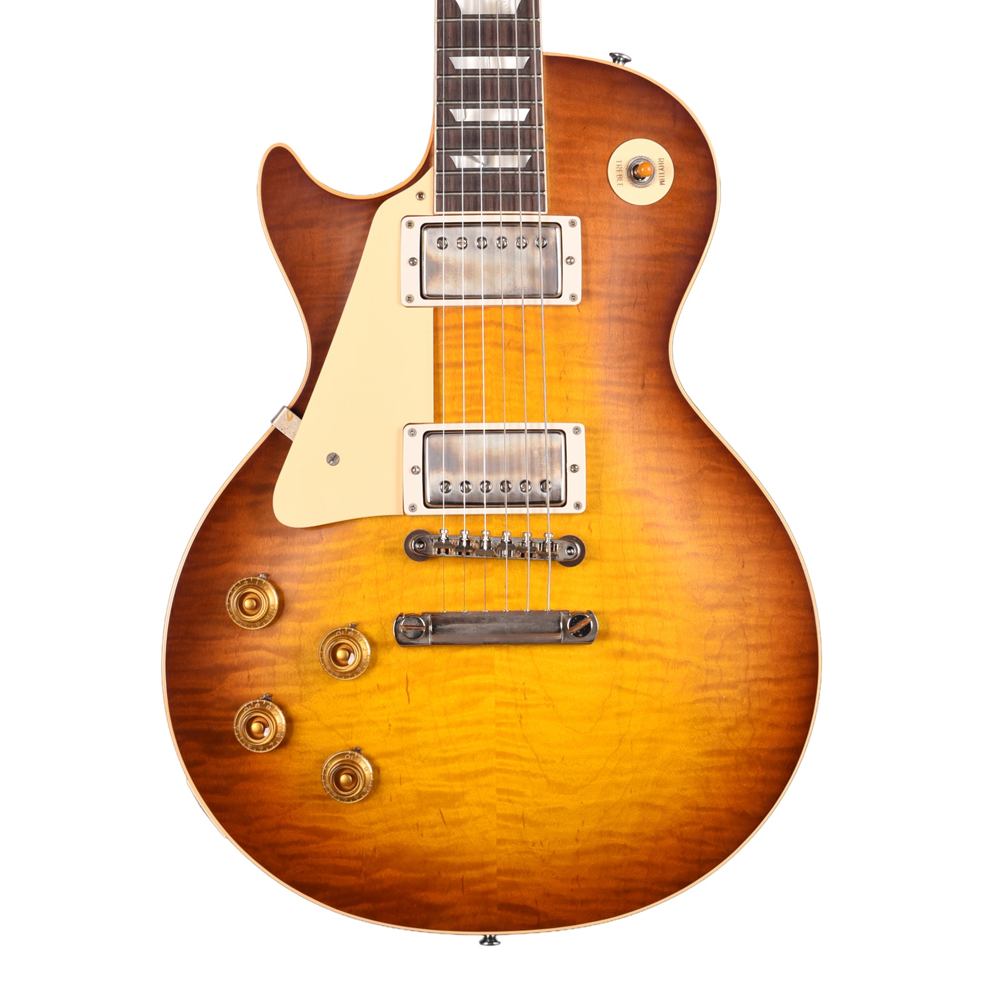 Gibson Custom Shop 1959 Les Paul Standard LEFTY "CME Spec" Golden Poppy Burst VOS w/59 Carmelita Neck Electric Guitars