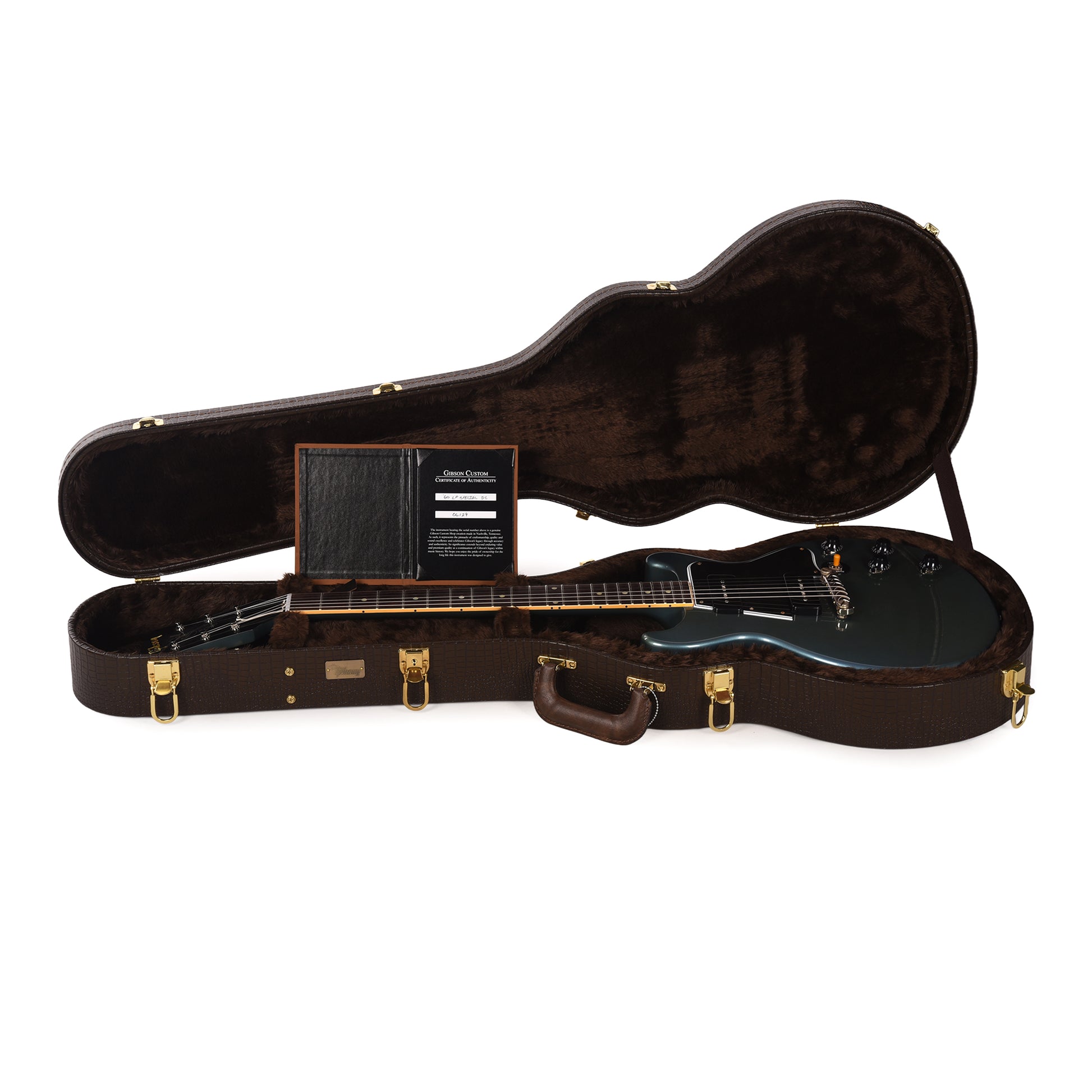 Gibson Custom Shop 1960 Les Paul Special Double Cut Antique Pelham Blue VOS Electric Guitars