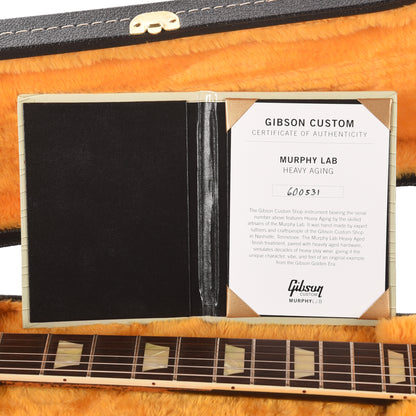 Gibson Custom Shop 1961 Les Paul SG Standard "CME Spec" Antique Ebony Murphy Lab Heavy Aged w/Long Maestro Vibrola Electric Guitars