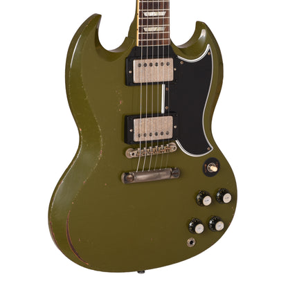 Gibson Custom Shop 1961 Les Paul SG Standard "CME Spec" Antique Olive Drab Murphy Lab Heavy Aged w/Stop Bar & Grovers Electric Guitars