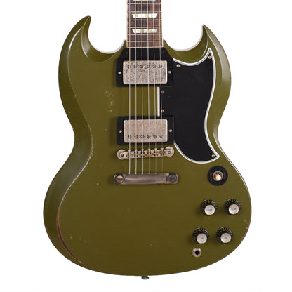 Gibson Custom Shop 1961 Les Paul SG Standard "CME Spec" Antique Olive Drab Murphy Lab Heavy Aged w/Stop Bar & Grovers Electric Guitars