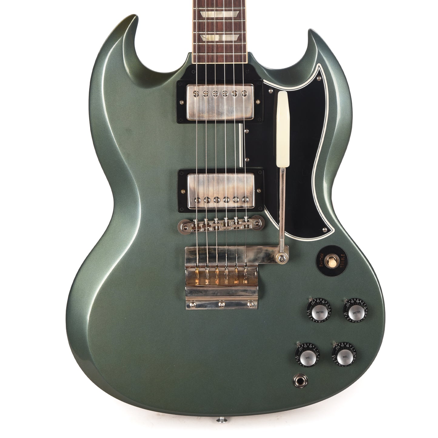 Gibson Custom Shop 1961 Les Paul SG Standard "CME Spec" Heavy Antique Pelham Blue VOS w/Flat Short Maestro Vibrola Electric Guitars