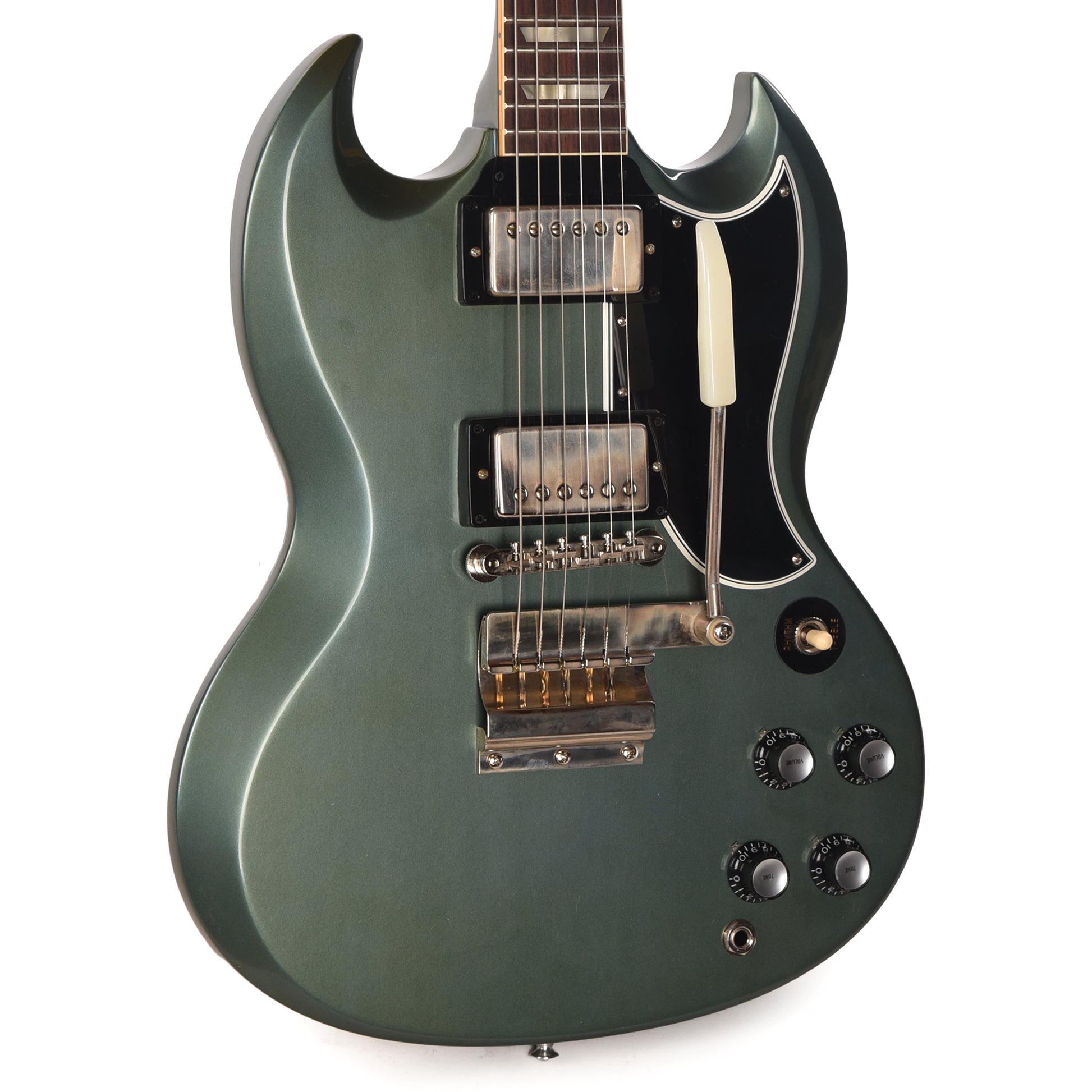 Gibson Custom Shop 1961 Les Paul SG Standard "CME Spec" Heavy Antique Pelham Blue VOS w/Flat Short Maestro Vibrola Electric Guitars