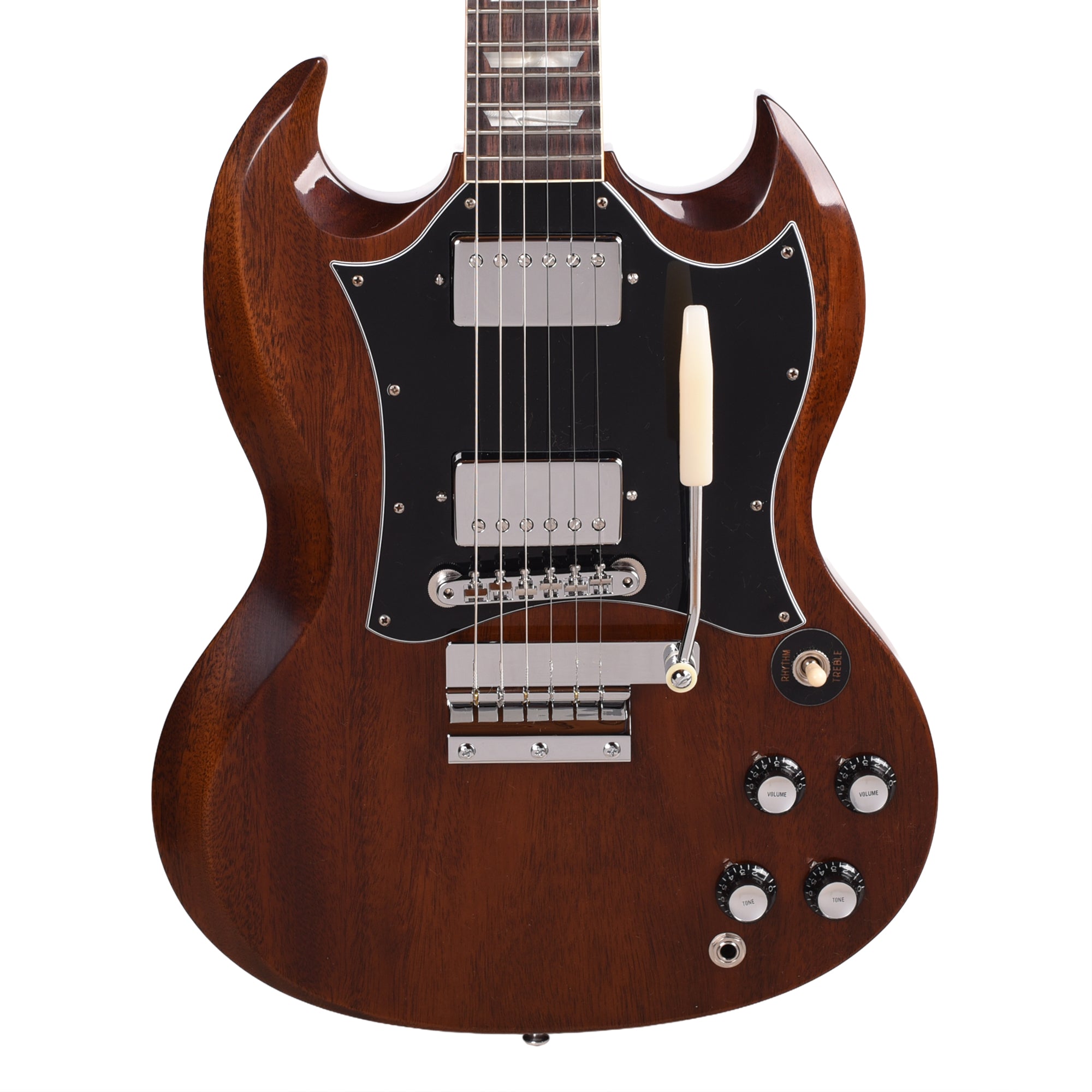 Gibson Custom Shop 1961 Les Paul SG Standard Reissue Antique Walnut VOS w/Maestro Vibrola Electric Guitars