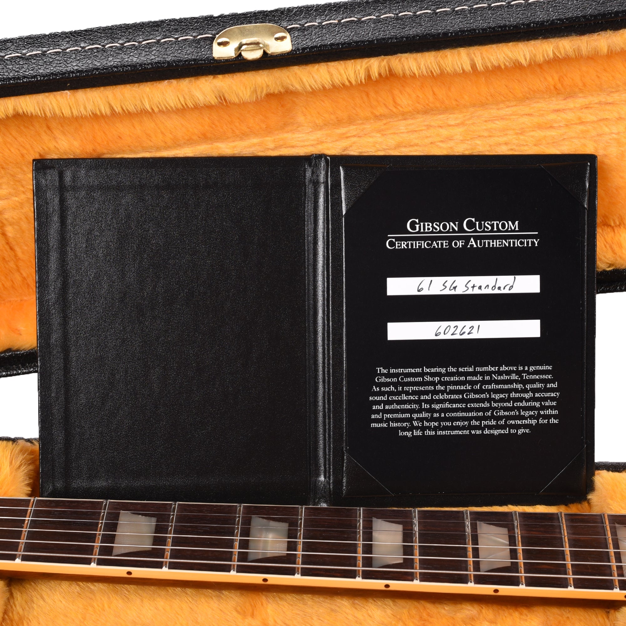 Gibson Custom Shop 1961 Les Paul SG Standard Reissue Antique Walnut VOS w/Maestro Vibrola Electric Guitars