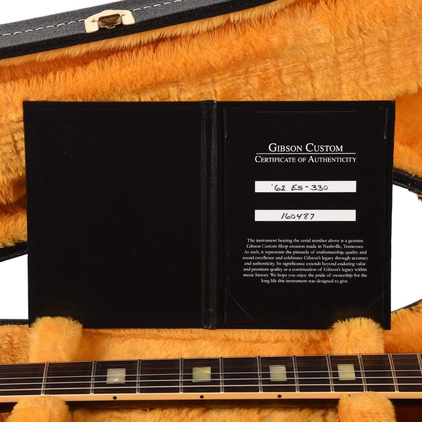 Gibson Custom Shop 1962 ES-330 Reissue Vintage Burst Electric Guitars