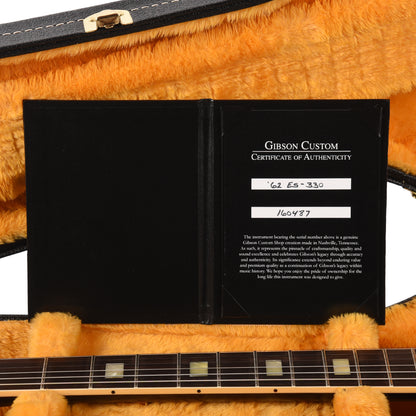 Gibson Custom Shop 1962 ES-330 Reissue Vintage Burst Electric Guitars