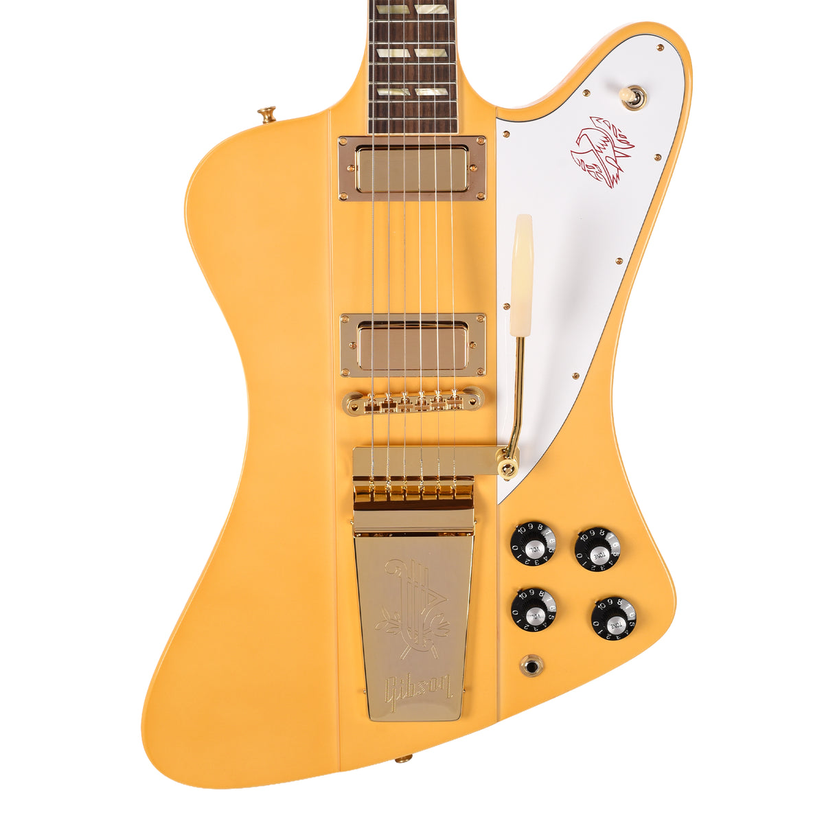 Gibson Custom Shop 1963 Firebird V Heavy Antique White VOS w/Maestro Electric Guitars