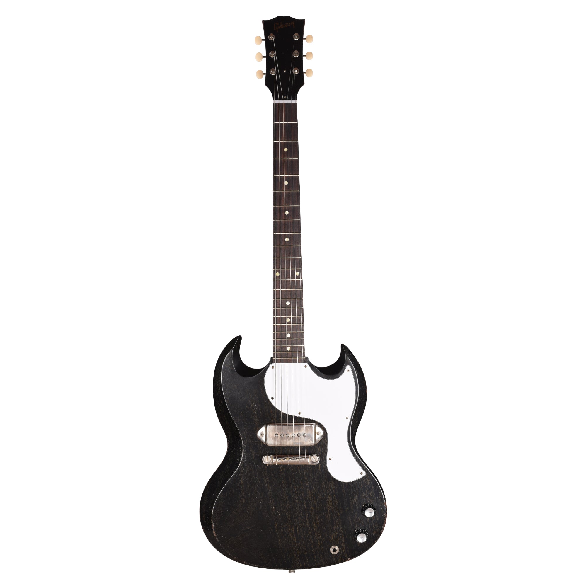 Gibson Custom Shop 1963 SG Junior Silver Fox Murphy Lab Light Aged Electric Guitars