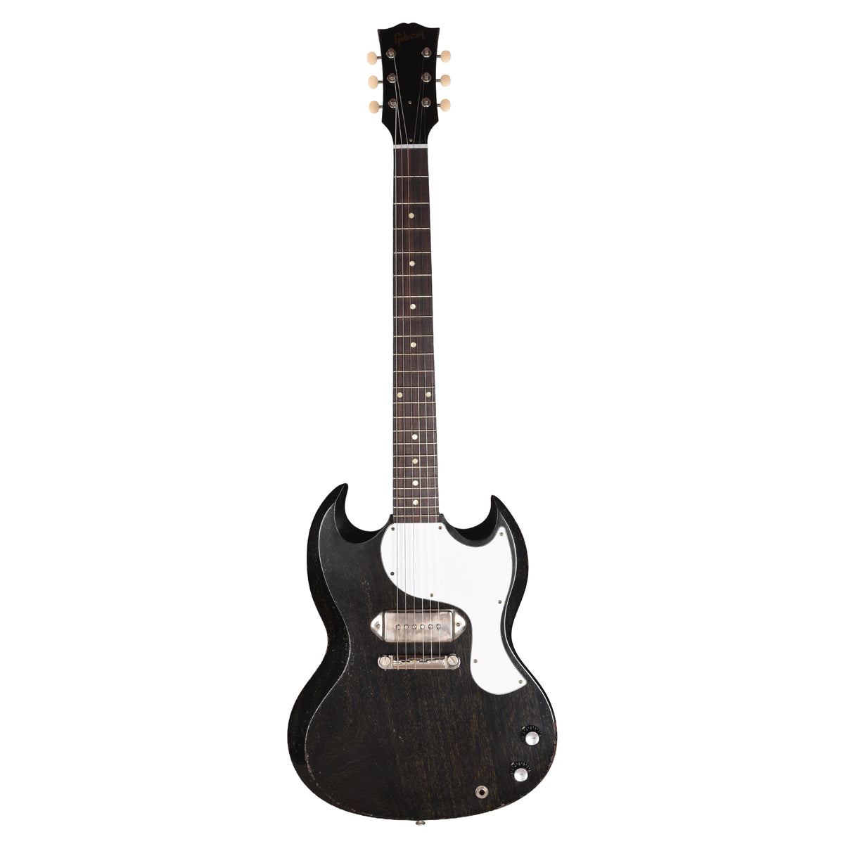 Gibson Custom Shop 1963 SG Junior Silver Fox Murphy Lab Light Aged Electric Guitars