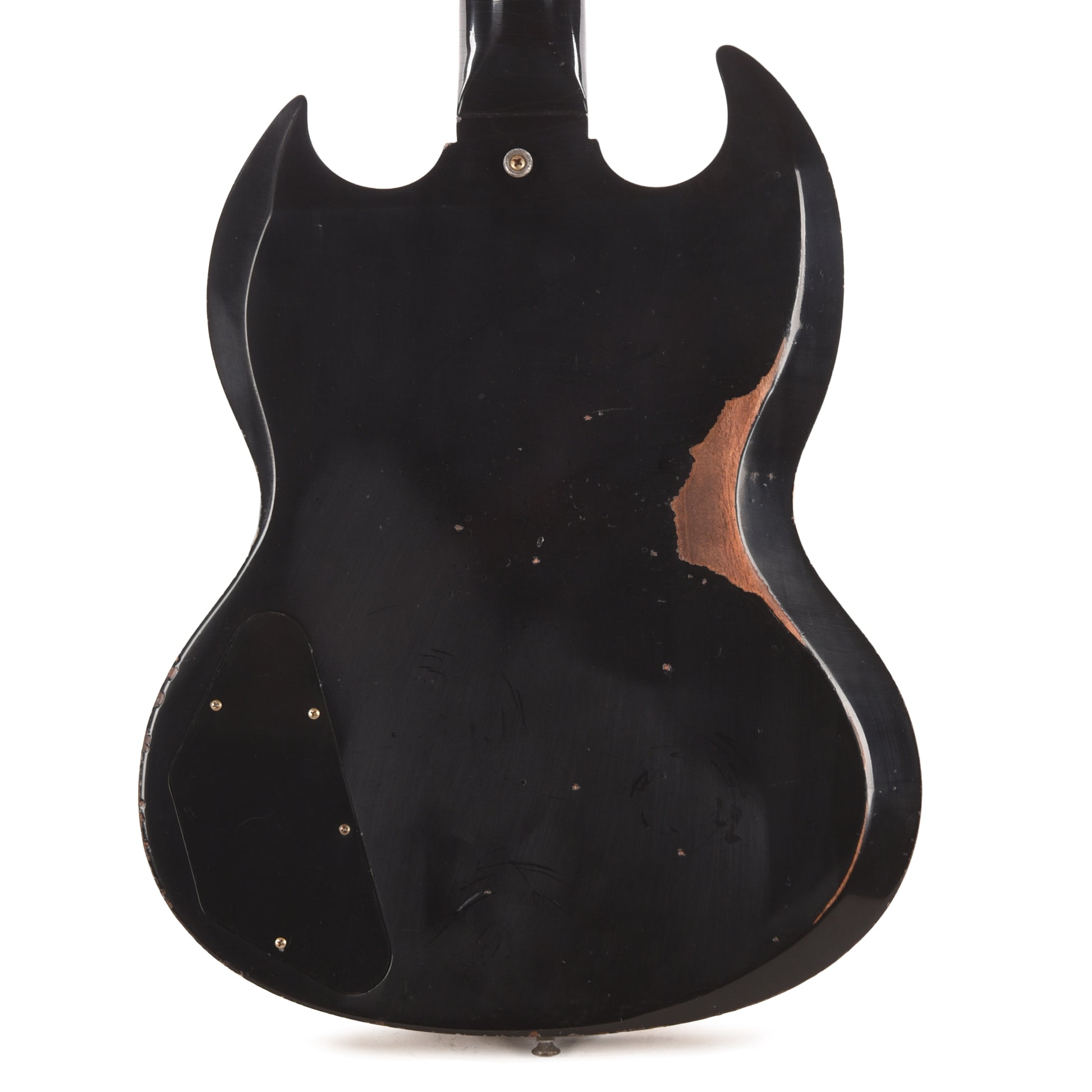 Gibson Custom Shop 1964 SG Standard Antique Dark Oxblood Heavy Aged w/Maestro Vibrola & Custom "S" Buckers Electric Guitars