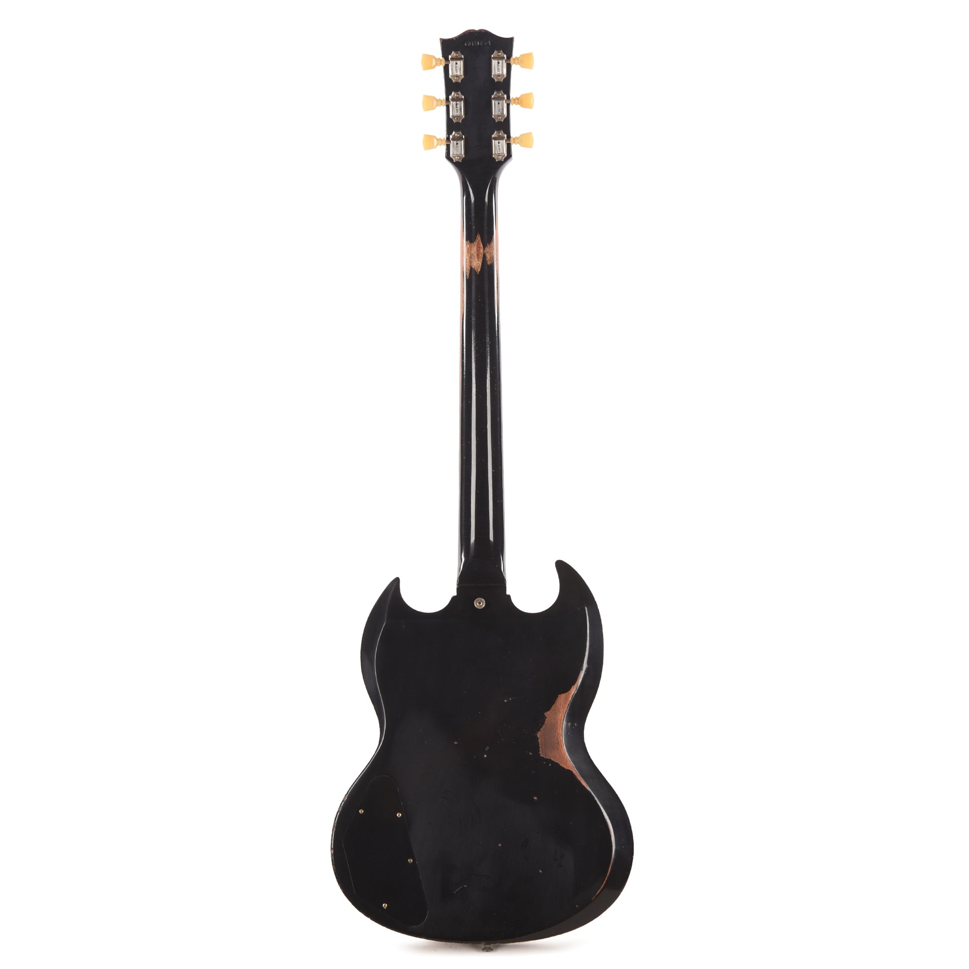 Gibson Custom Shop 1964 SG Standard Antique Dark Oxblood Heavy Aged w/Maestro Vibrola & Custom "S" Buckers Electric Guitars