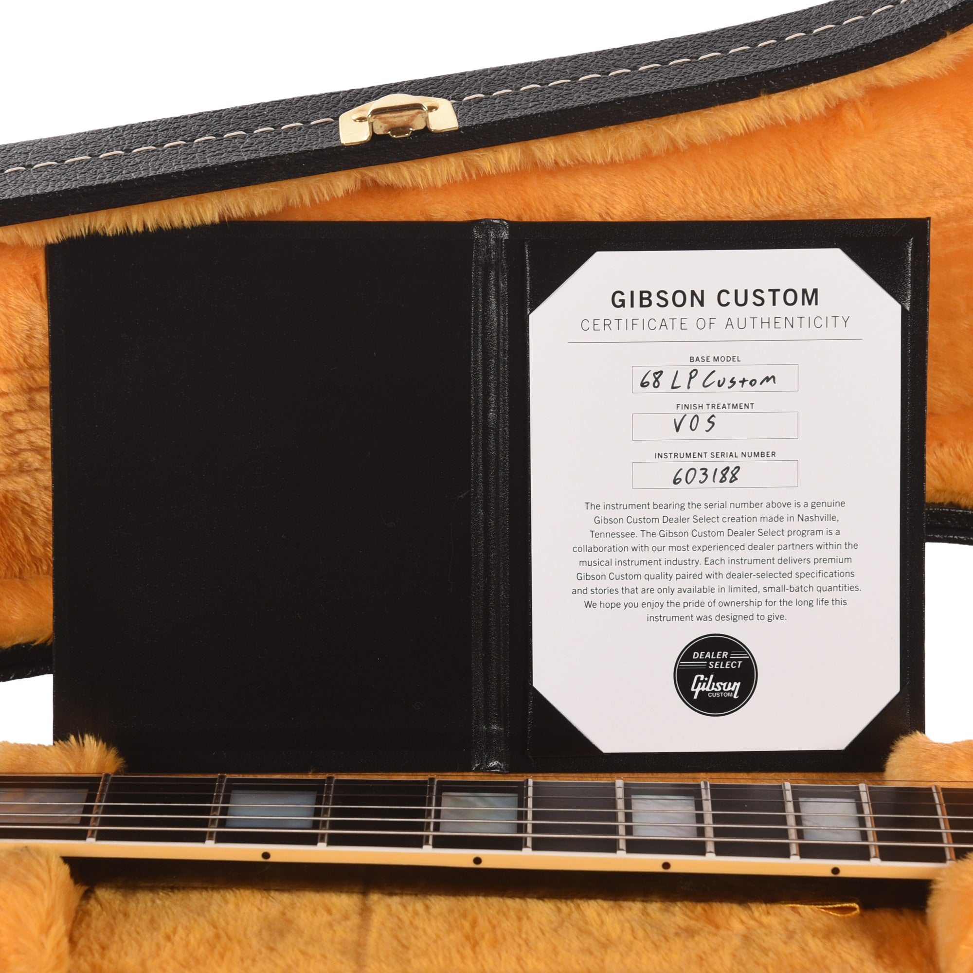 Gibson Custom Shop 1968 Les Paul Custom 3-Pickup 