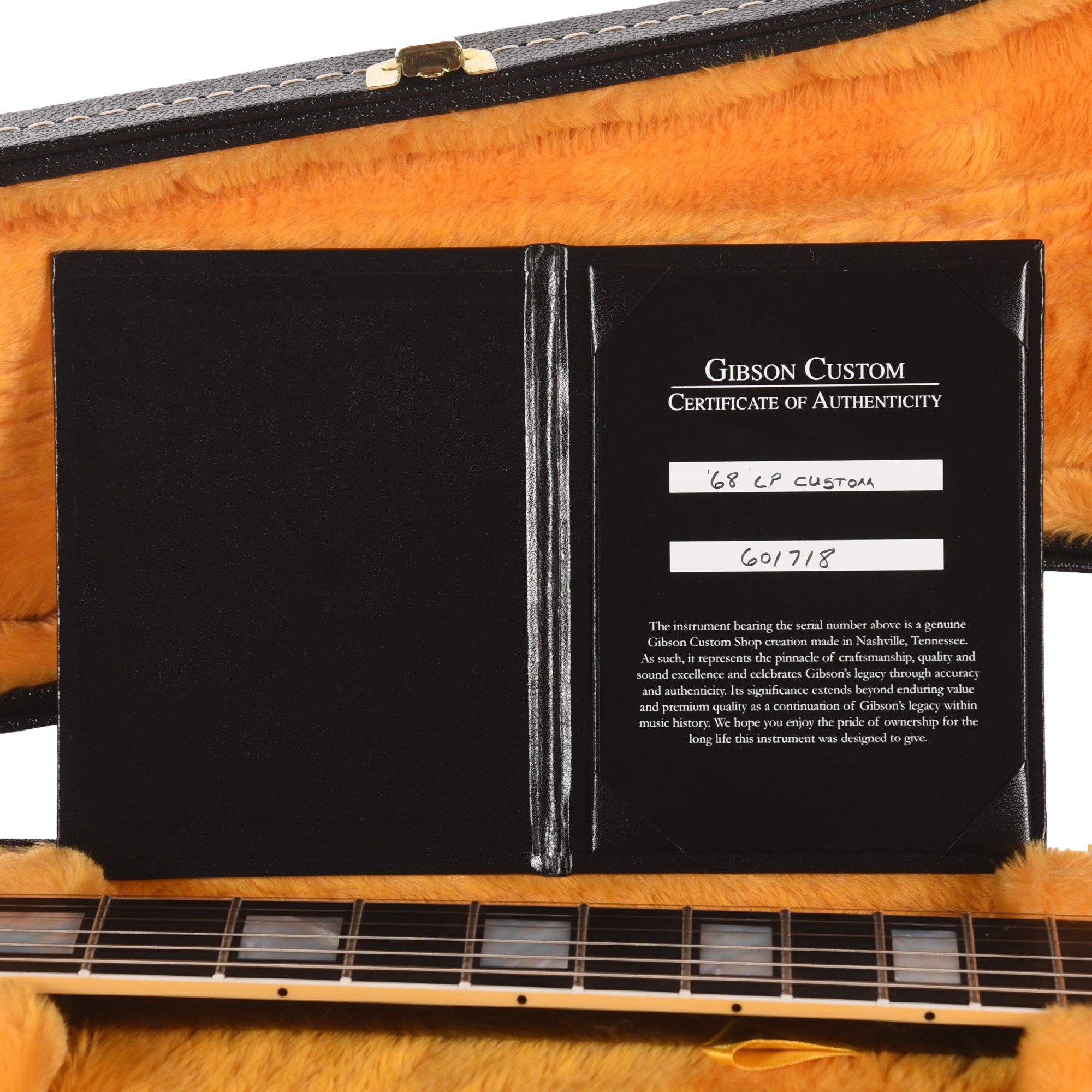 Gibson Custom Shop 1968 Les Paul Custom 3-Pickup 