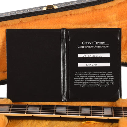 Gibson Custom Shop 1968 Les Paul Custom 3-Pickup "CME Spec" Ebony VOS w/Chambered Body Electric Guitars