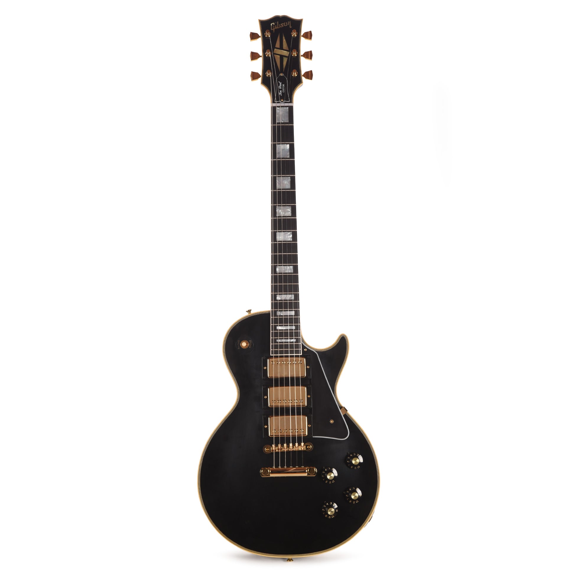 Gibson Custom Shop 1968 Les Paul Custom 3-Pickup "CME Spec" Ebony VOS w/Chambered Body Electric Guitars