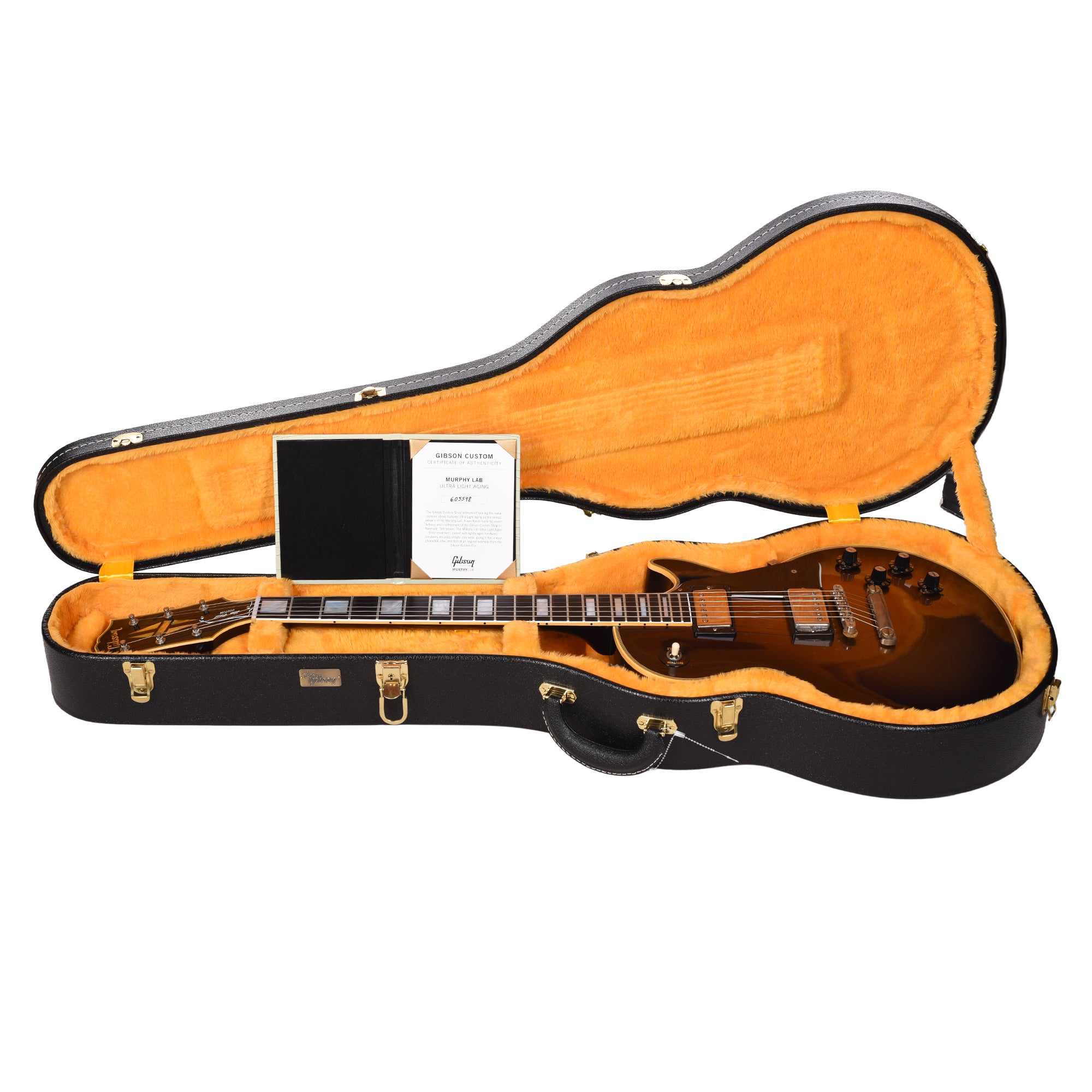 Gibson Custom Shop 1968 Les Paul Custom Antique Viceroy Goldburst Murphy Lab Ultra Light Aged w/Custom 