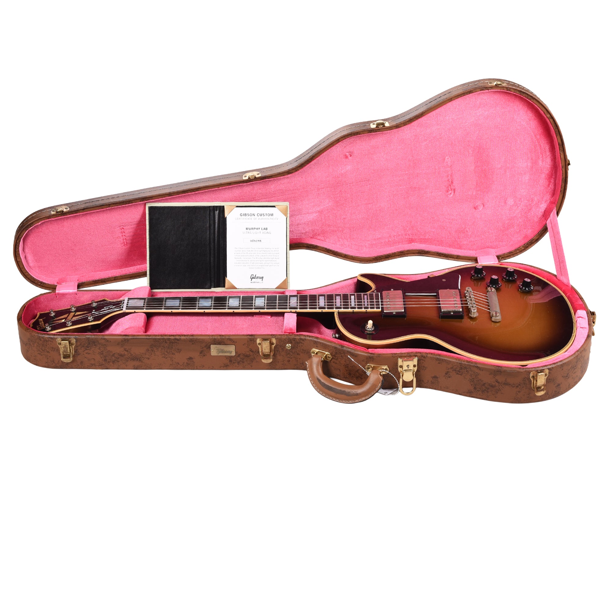 Gibson Custom Shop 1968 Les Paul Custom Antique Viceroy Goldburst Murphy Lab Ultra Light Aged w/Custom 