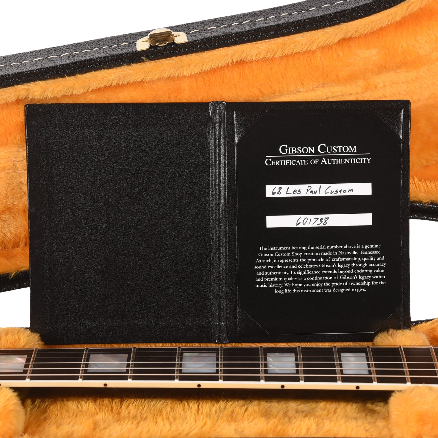 Gibson Custom Shop 1968 Les Paul Custom "CME Spec" Ebony VOS w/Chambered Body Electric Guitars