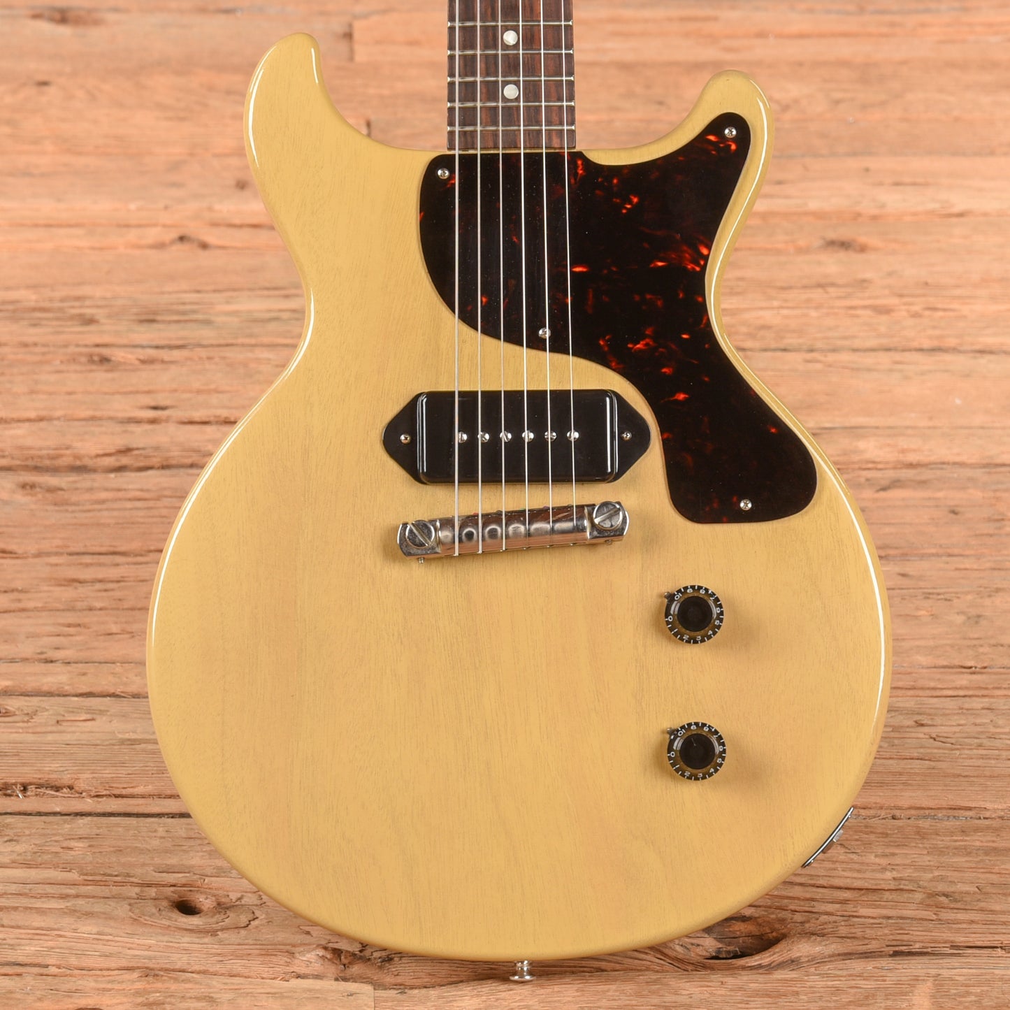 Gibson Custom Shop '58 Les Paul Junior Double Cut Reissue TV Yellow 2023 Electric Guitars