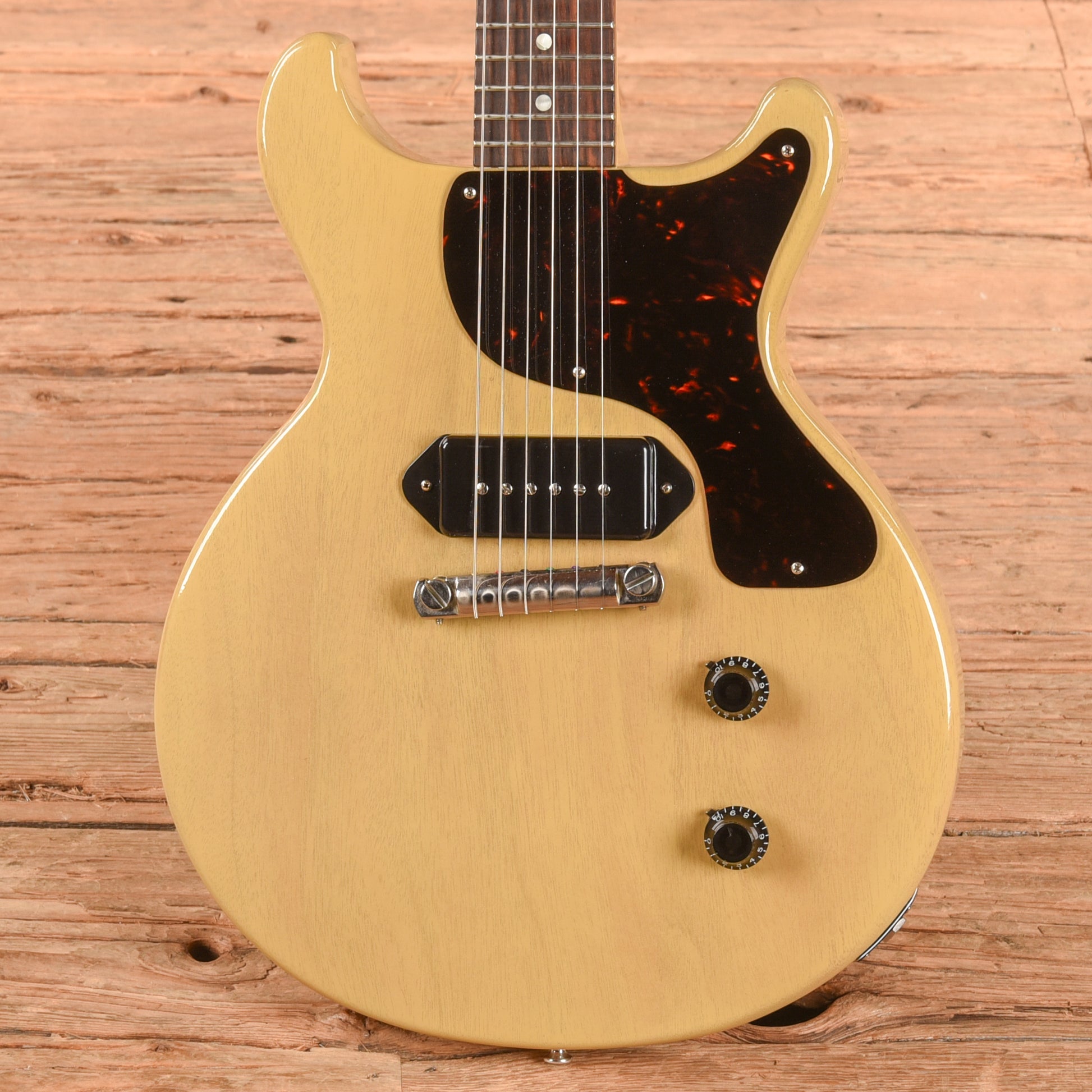 Gibson Custom Shop '58 Les Paul Junior Double Cut Reissue TV Yellow 2023 Electric Guitars
