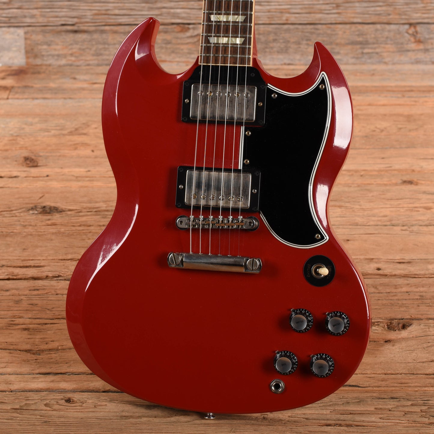 Gibson Custom Shop 61 Reissue LP SG Cardinal Red 2022 Electric Guitars