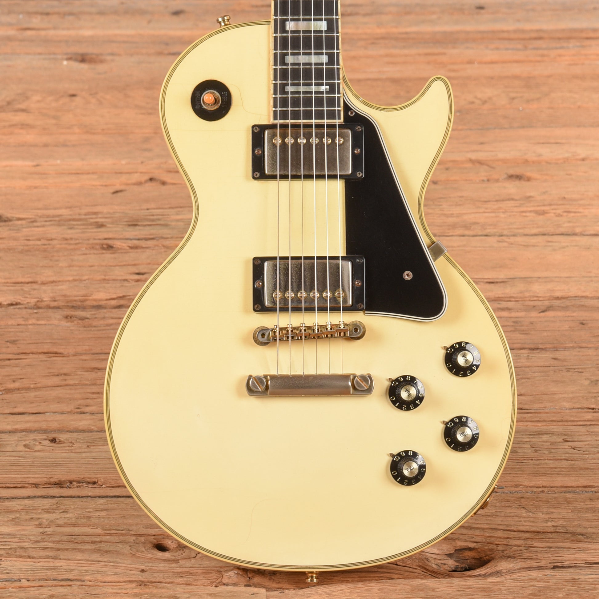 Gibson Custom Shop '68 Les Paul Custom Reissue Alpine White 2001 Electric Guitars