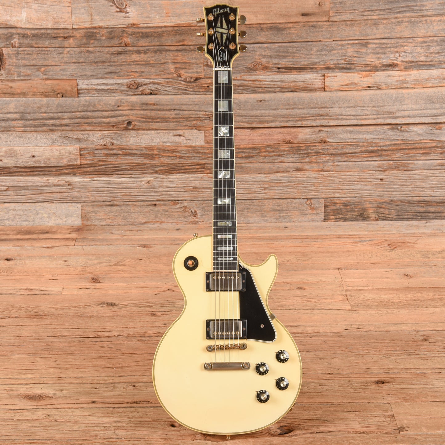 Gibson Custom Shop '68 Les Paul Custom Reissue Alpine White 2001 Electric Guitars