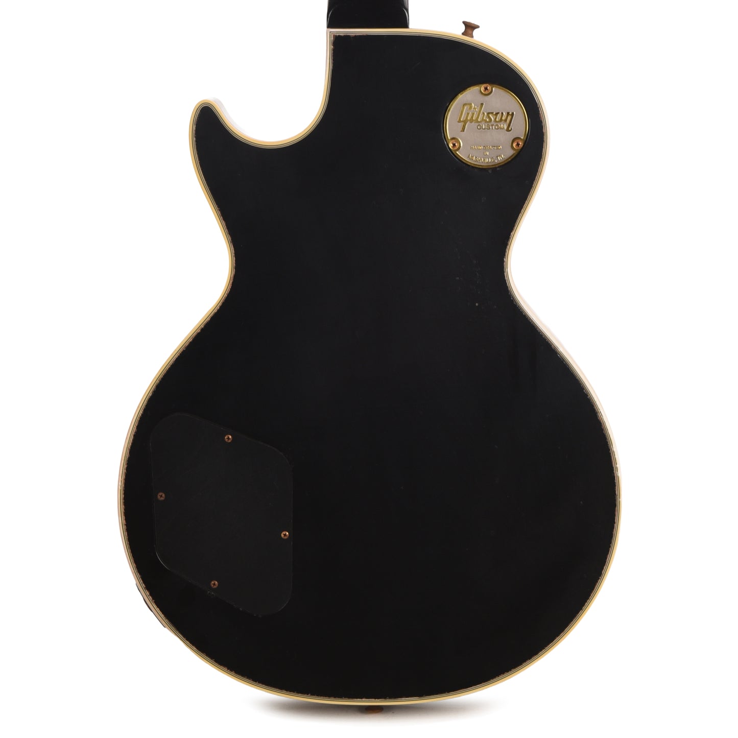 Gibson Custom Shop Artist Collector's Edition Mick Ronson 1968 Les Paul Custom Ebony/Antique Natural Murphy Lab Aged Electric Guitars