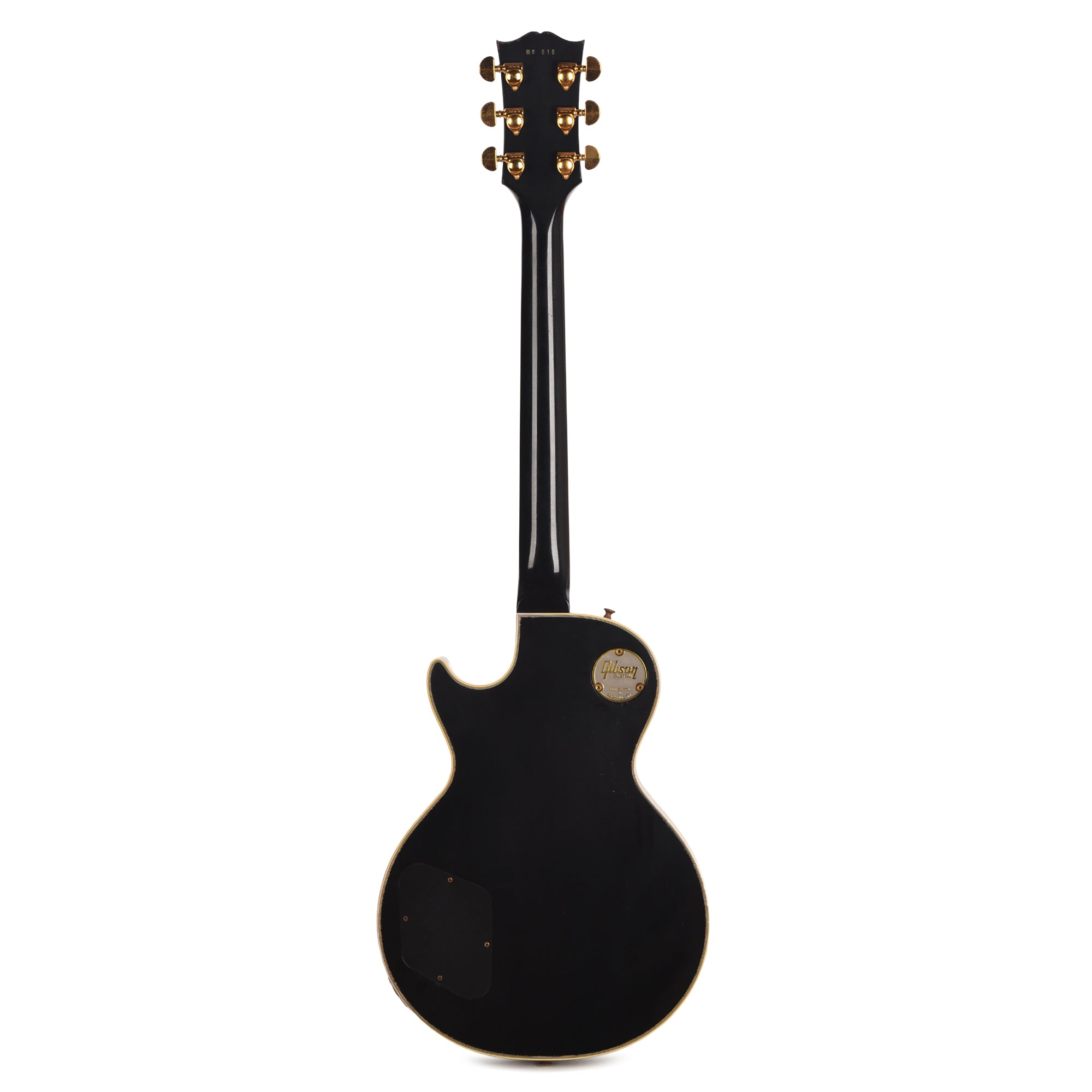 Gibson Custom Shop Artist Collector's Edition Mick Ronson 1968 Les Paul Custom Ebony/Antique Natural Murphy Lab Aged Electric Guitars